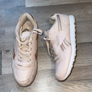 Reebok Women's Blush and Tan Sneakers